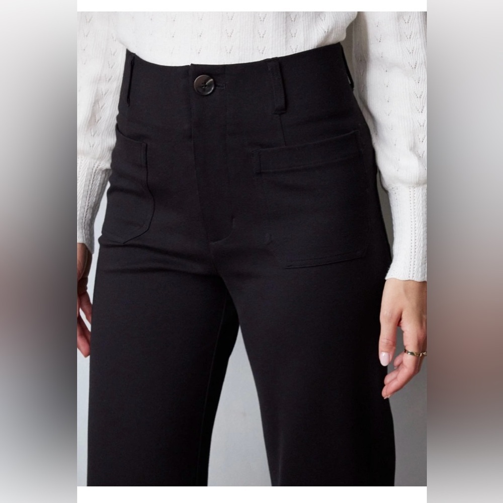 LC Lauren Conrad Super High Waisted Wide Leg Crop Pants - Picture 2 of 12